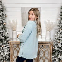 Hailey & Co - I've Been Told Knit Long Sleeve Shacket