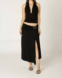 Cotton Candy LA Santa Monica Skirt in black - women's skirt