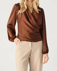 Dex - Soft Wrap Blouse