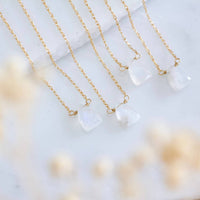 Mesa Blue - Women's Faceted Moonstone Necklace