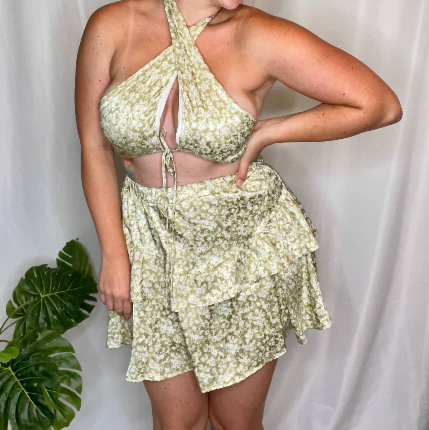 Le Lis - Tropical Babe Floral Skirt Set