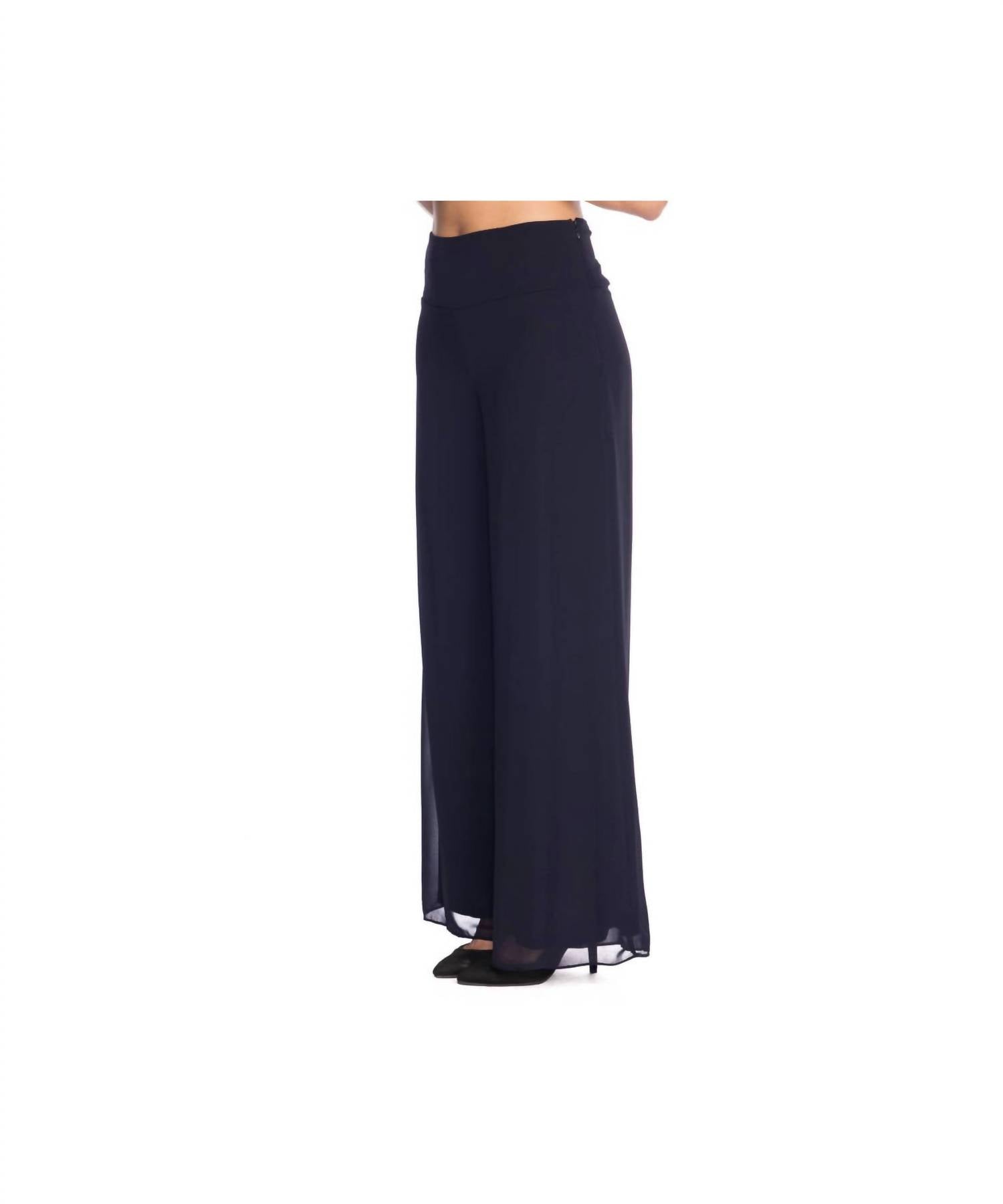Last Tango - Chiffon Wide Leg Pants