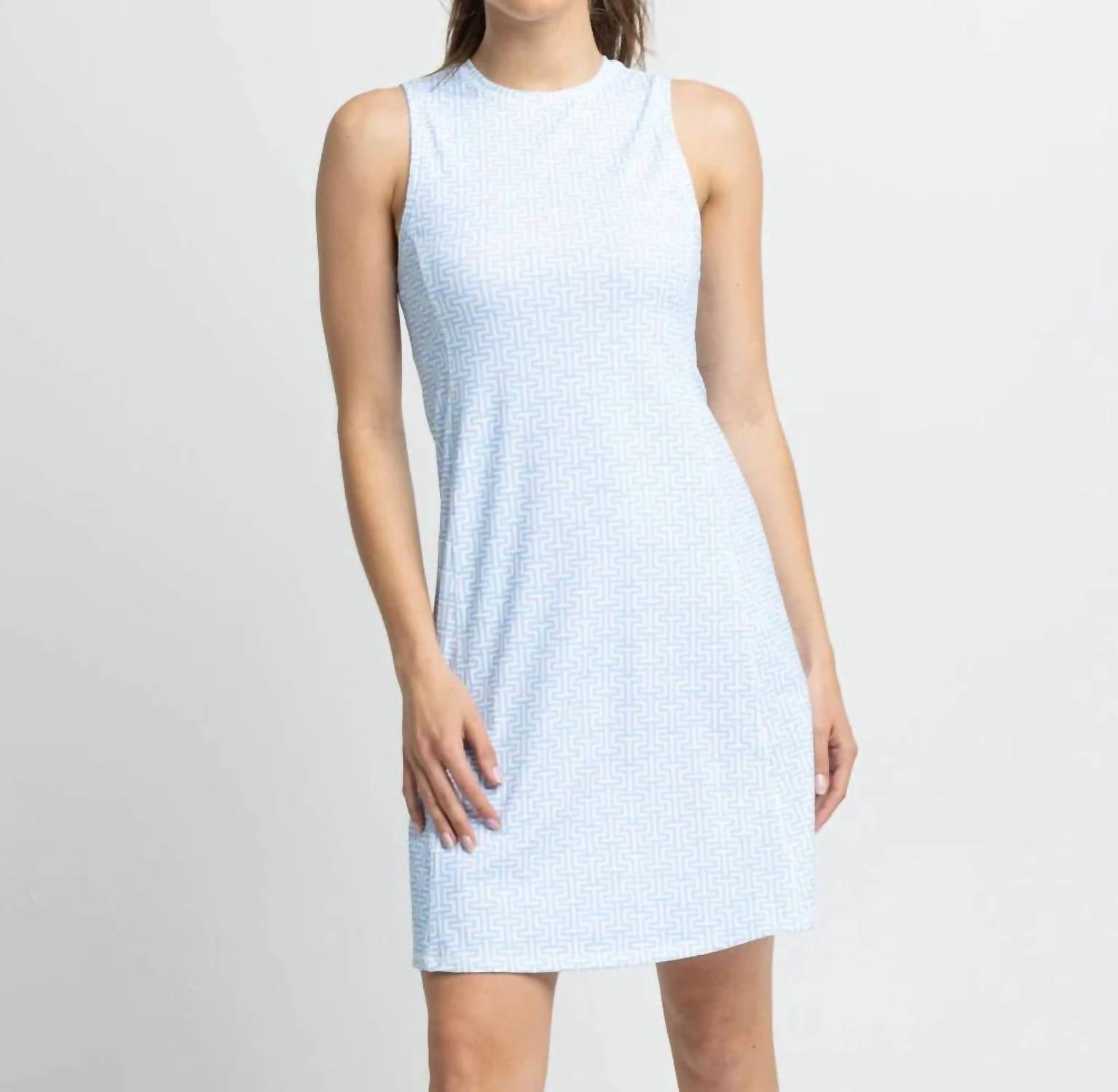 Southern Tide - Lyllee Geo Printed Performance Dress