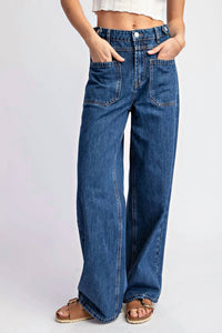 Ee:Some - Blake Open Pocket Straight Leg Denim Jeans