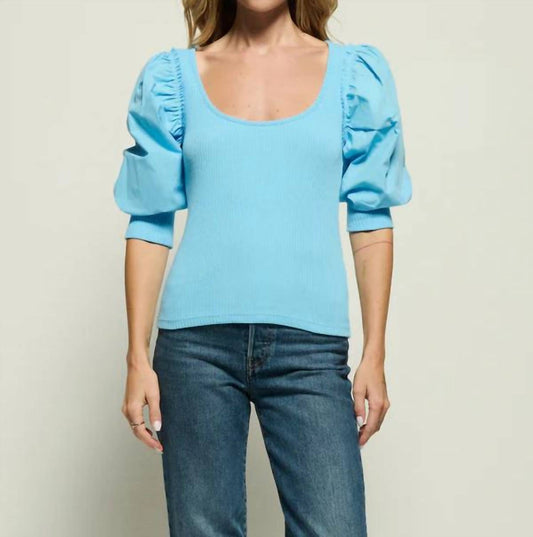 Nation Ltd - Corynn Puffed Sleeve Top