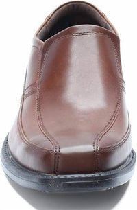 ROCKPORT Men's Sherwood Bike Toe Slip-on in tan - men's loafer - detail view