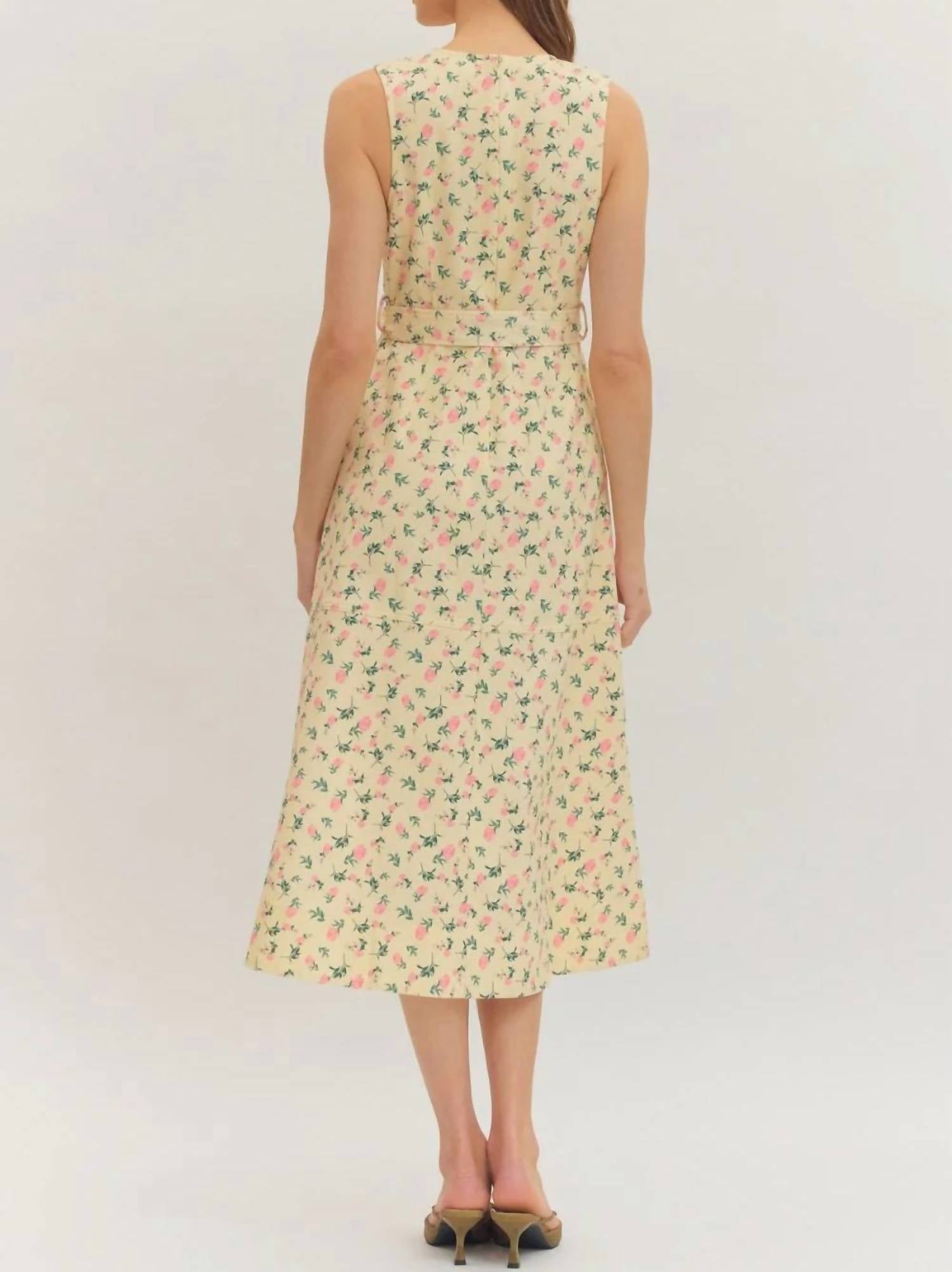 Entro - Floral And More Midi Dress