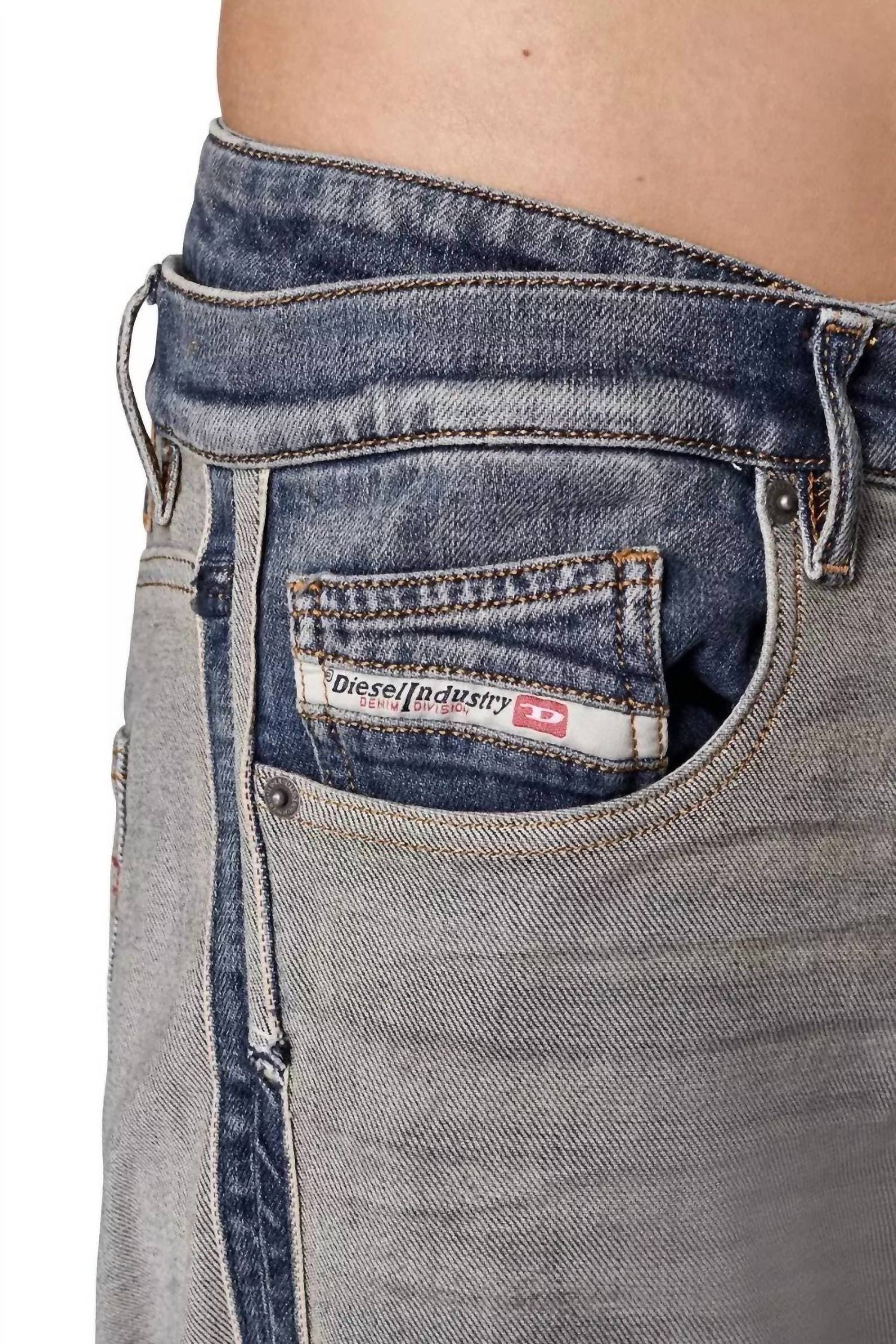Diesel - Men's D-viker Straight-leg Jeans Denim