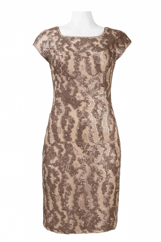 Sue Wong - Sequined Sheath Dress