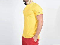 Eight X - Double Sided Collar With Multi Colored Stripes Polo