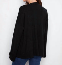 Charlie B - LONG SLEEVE PATCH POCKETS CARDIGAN