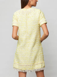 Solgo Atelier - Tia Bouclé Sheath Mini Dress