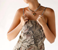 Davi & Dani - CAMO DENIM JUMPSUIT