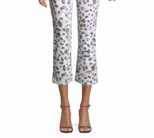 Joe'S Jeans - Leopard Print Bootcut Crop Denim Jeans