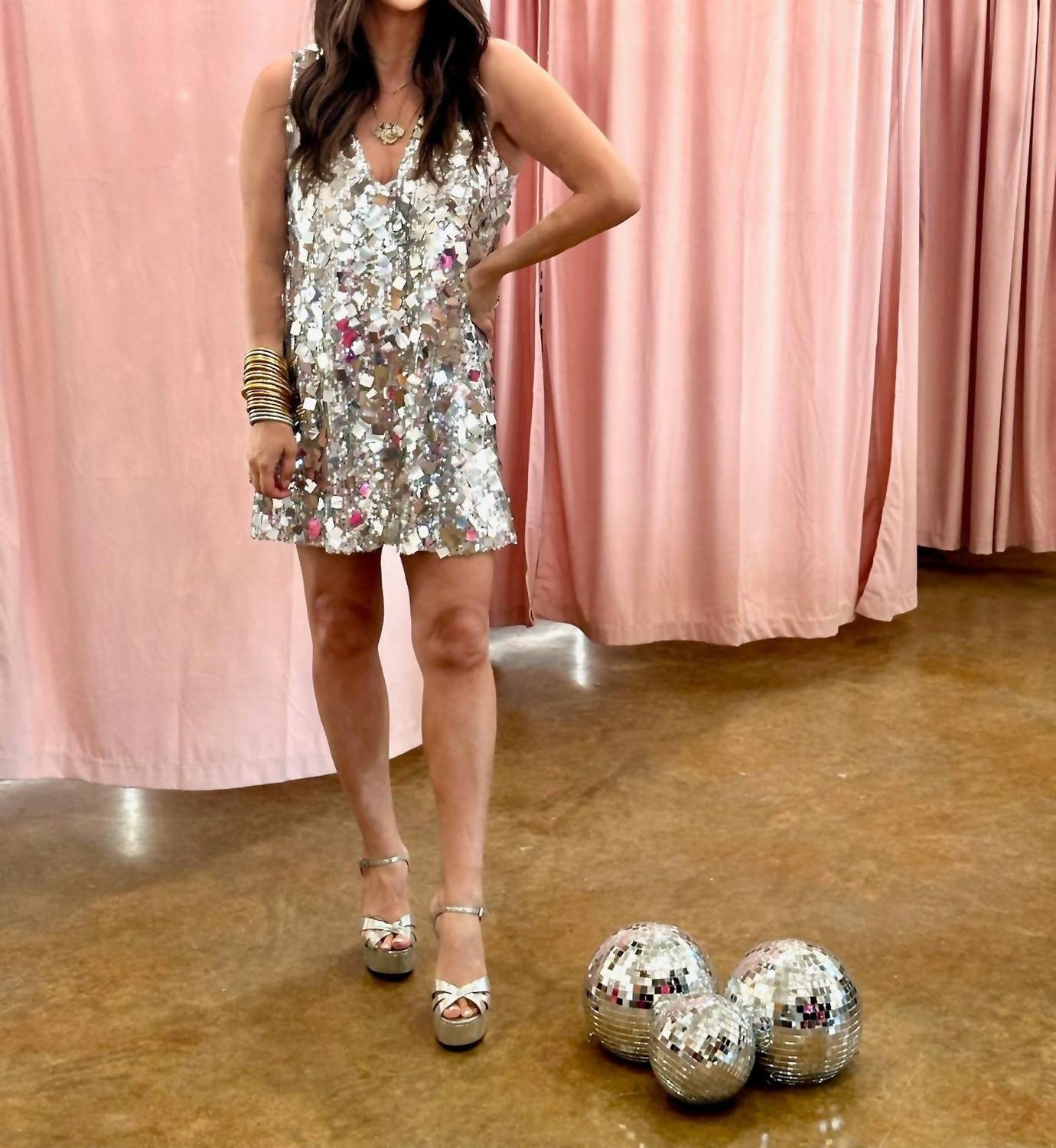 Buddylove - Lola Disco Mini Dress