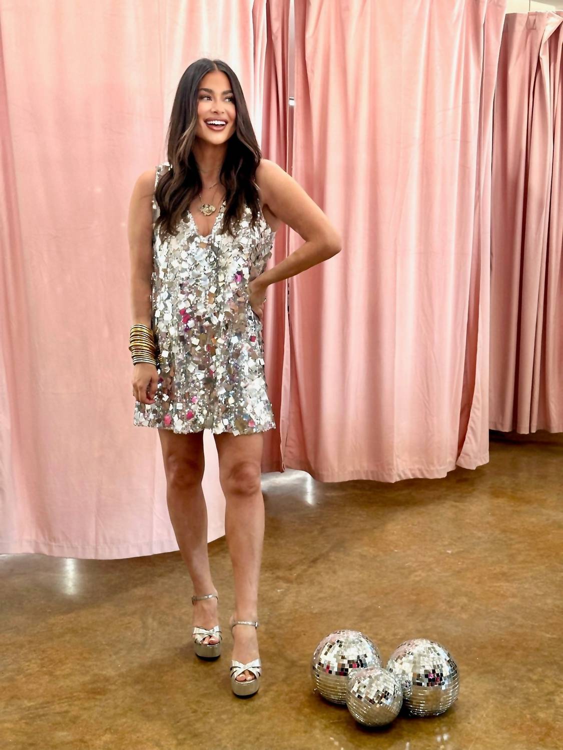 Buddylove - Lola Disco Mini Dress