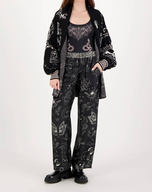 Me369 - Bailey Magic Print Straight Leg Track Pants