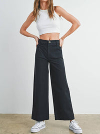 Buttermelon - Wide Leg Long Length Jeans