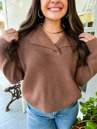Pinch - Collared Knit Sweater