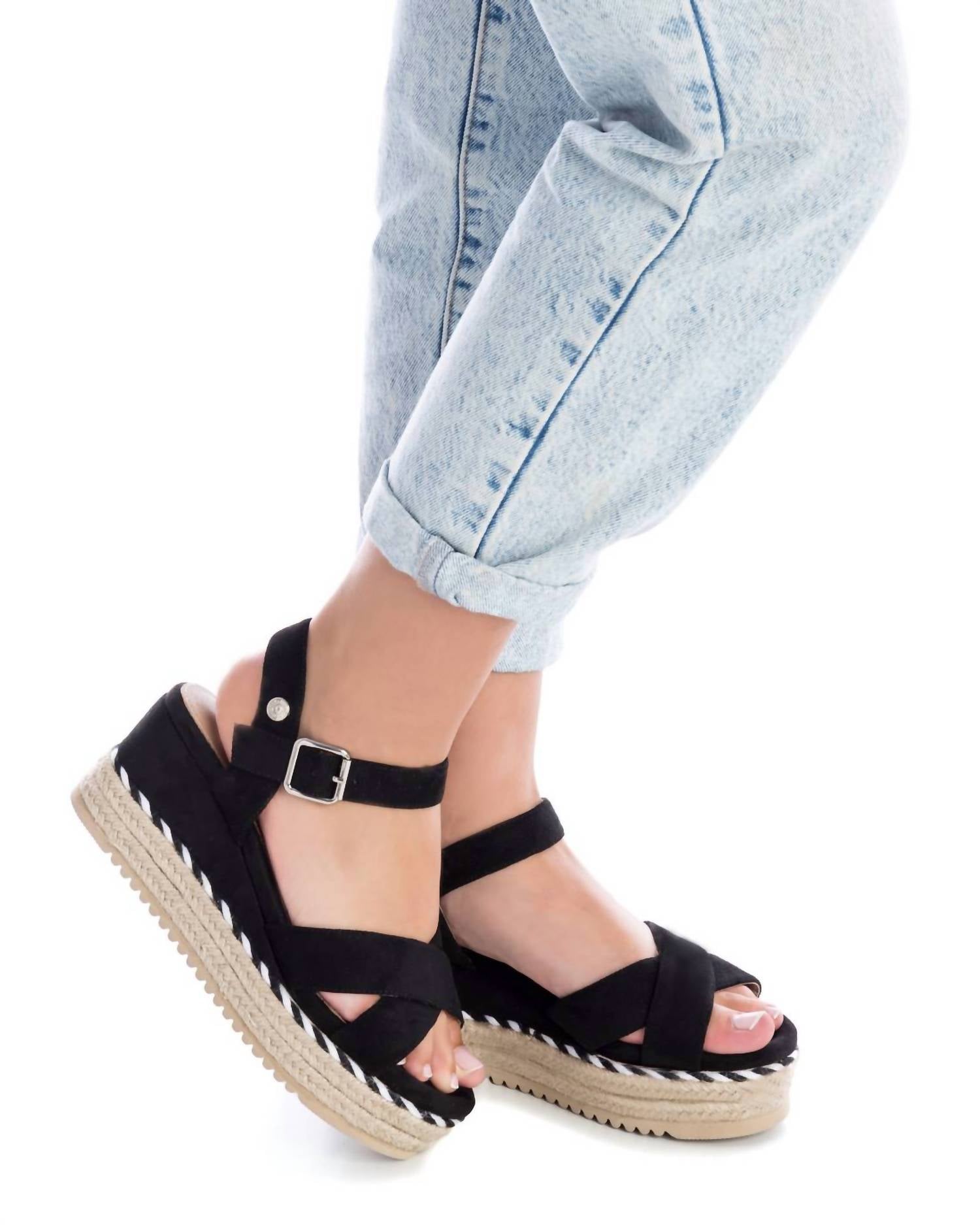 Refresh - Women's Suede Wedge Sandals