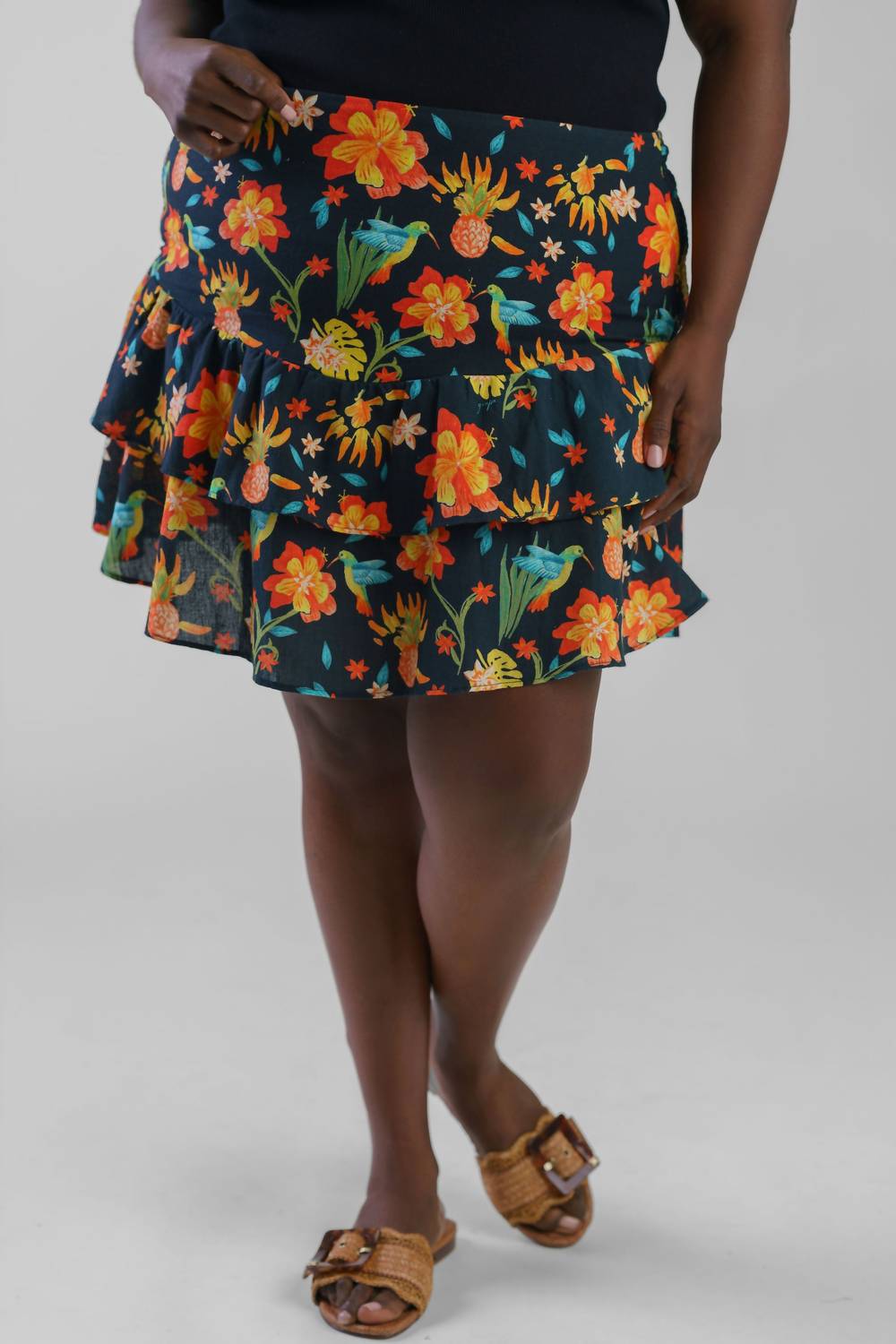Guapa - Sitara Ruffled Skirt - Plus