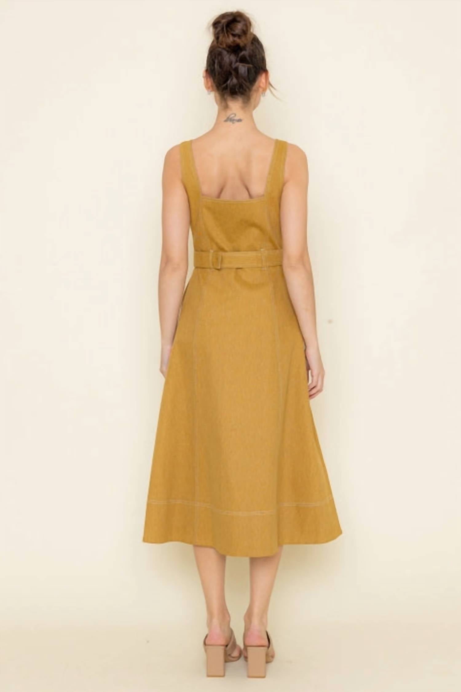 Fore Collection - Cider Sippin' Belted Dress