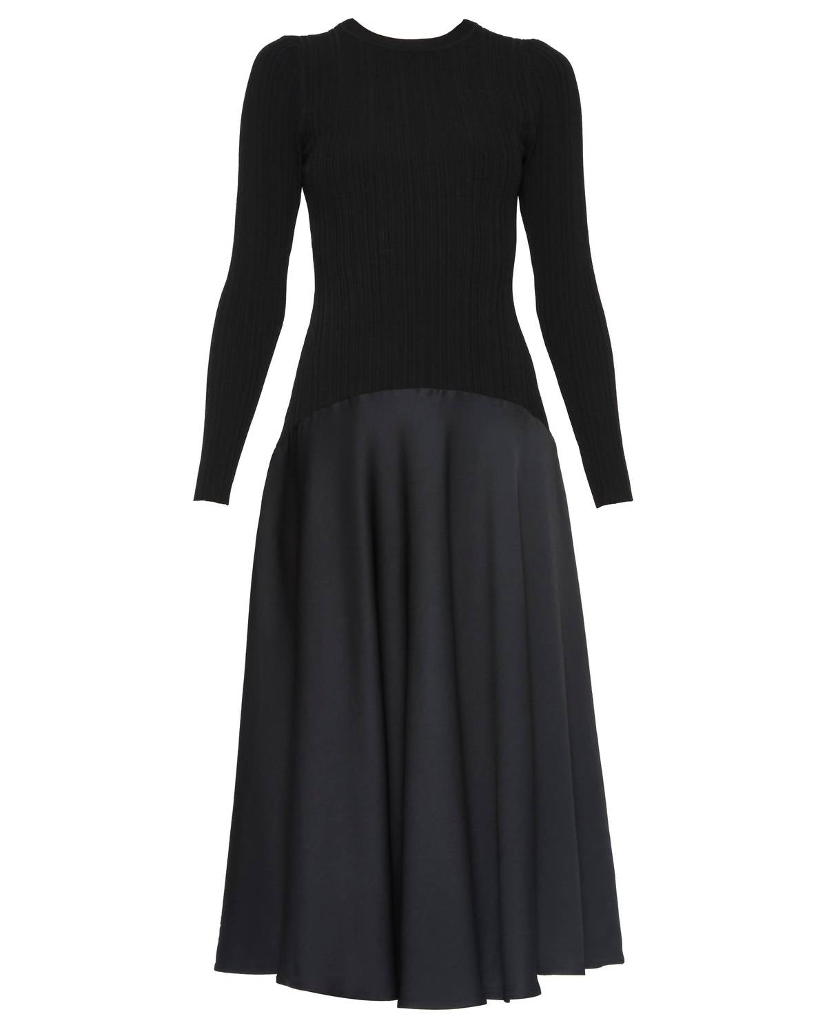 Veronica Beard Vaughn Long Sleeveless Dress in black - women's dress - view 5