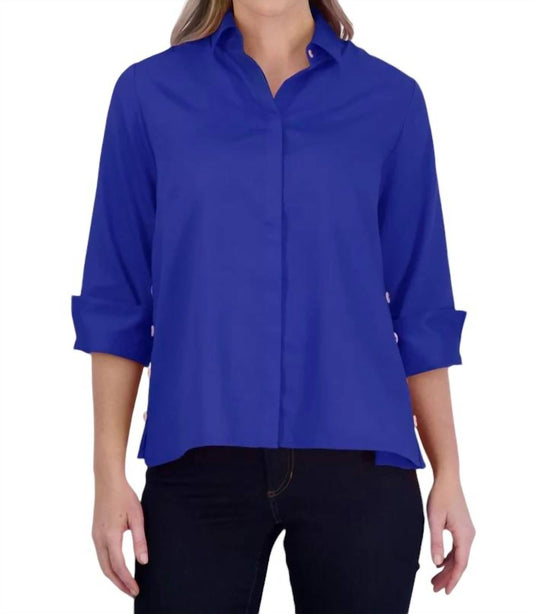 Foxcroft - Beatrice No Iron Solid Sateen Shirt