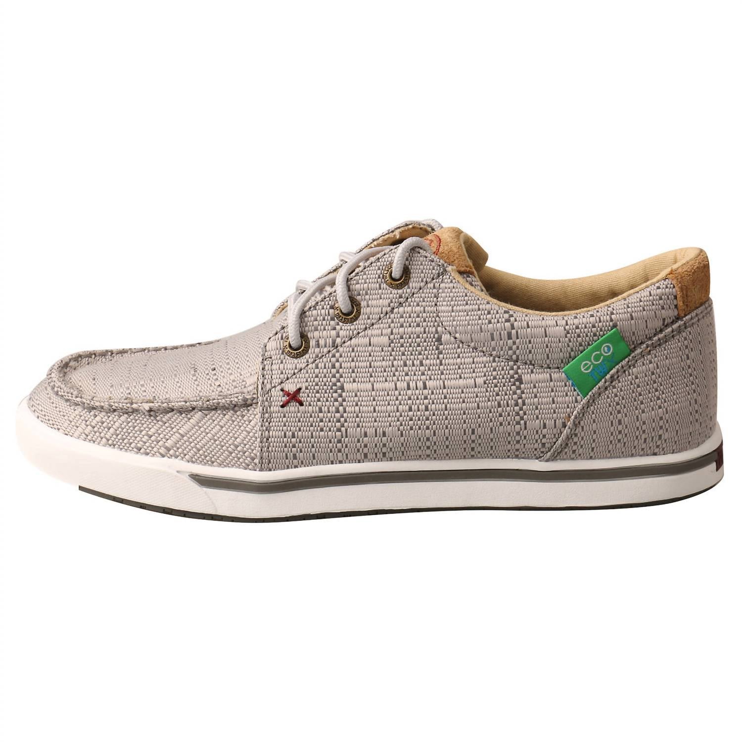 TWISTED X Men's Hooey Loper Shoe in light grey - men's sneaker - alternate view