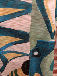 Jess & Jane - Women's Abstract Print Short Sleeve Top