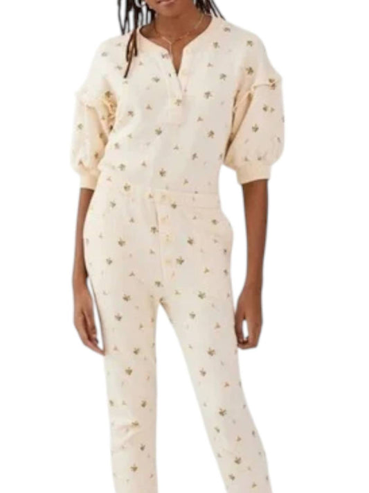 Something Navy - Esmeralda Ruffle Jumpsuit