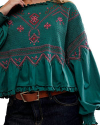 Free People - Holly Long Sleeve Knit Top