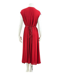 Valentino - Women's Plunge Drape Dress