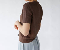 Urban Daizy - GOLDEN TIDE KNIT TOP