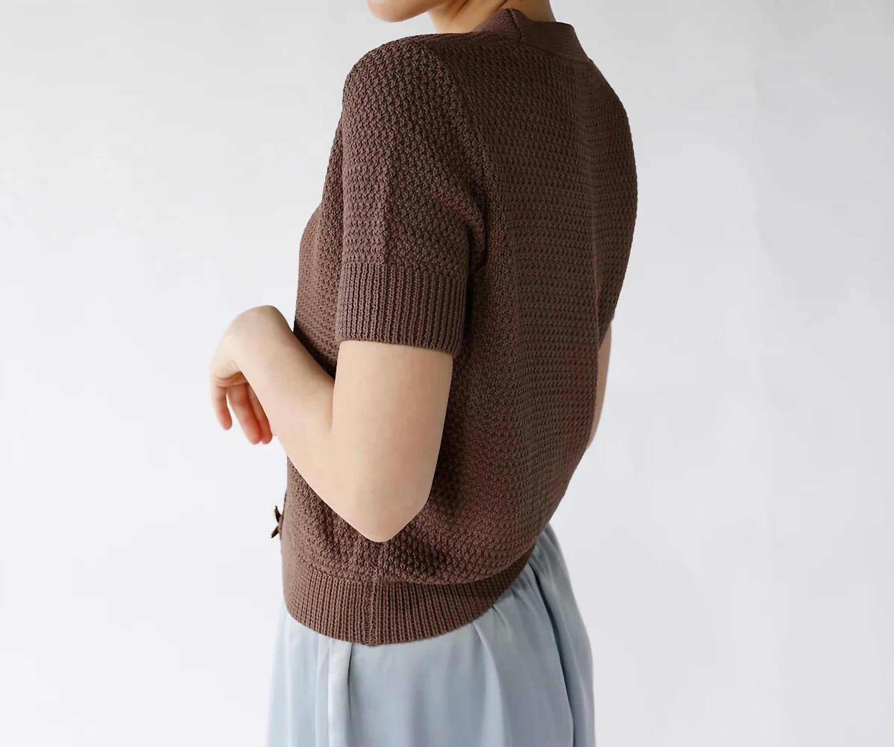 Urban Daizy - GOLDEN TIDE KNIT TOP