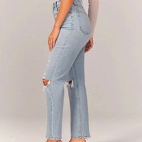 Abercrombie & Fitch - Curve Love Ultra High Rise Ankle Straight Jean