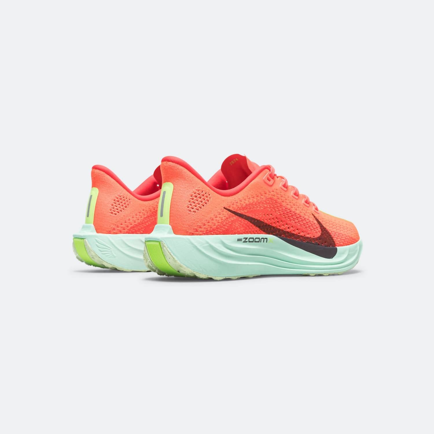 NIKE Women's Pegasus Plus Shoe in bright crimson cave purple lime blast - women's shoe - view 4