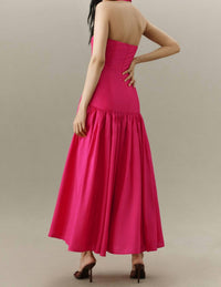 hutch Chandler Dress in berry pink - women's dress - alternate view