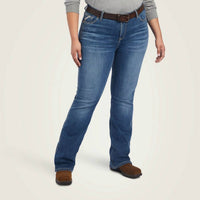ARIAT Perfect Rise Riveter Boot Cut Jeans - plus in malibu - women's jeans
