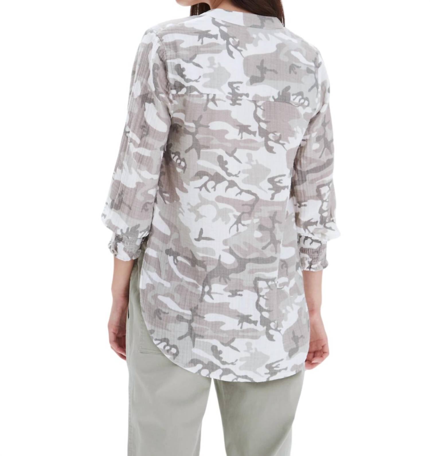 Chrldr - Jenny Collarless Shirt