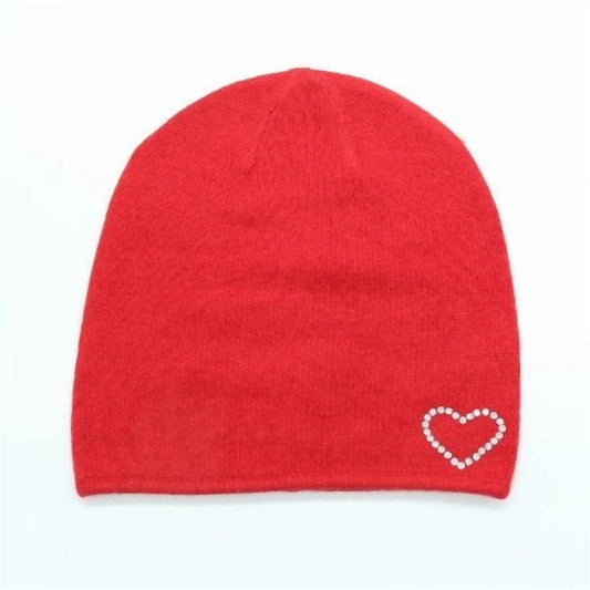 Portolano - Women's Crystal Heart Boyfriend Hat
