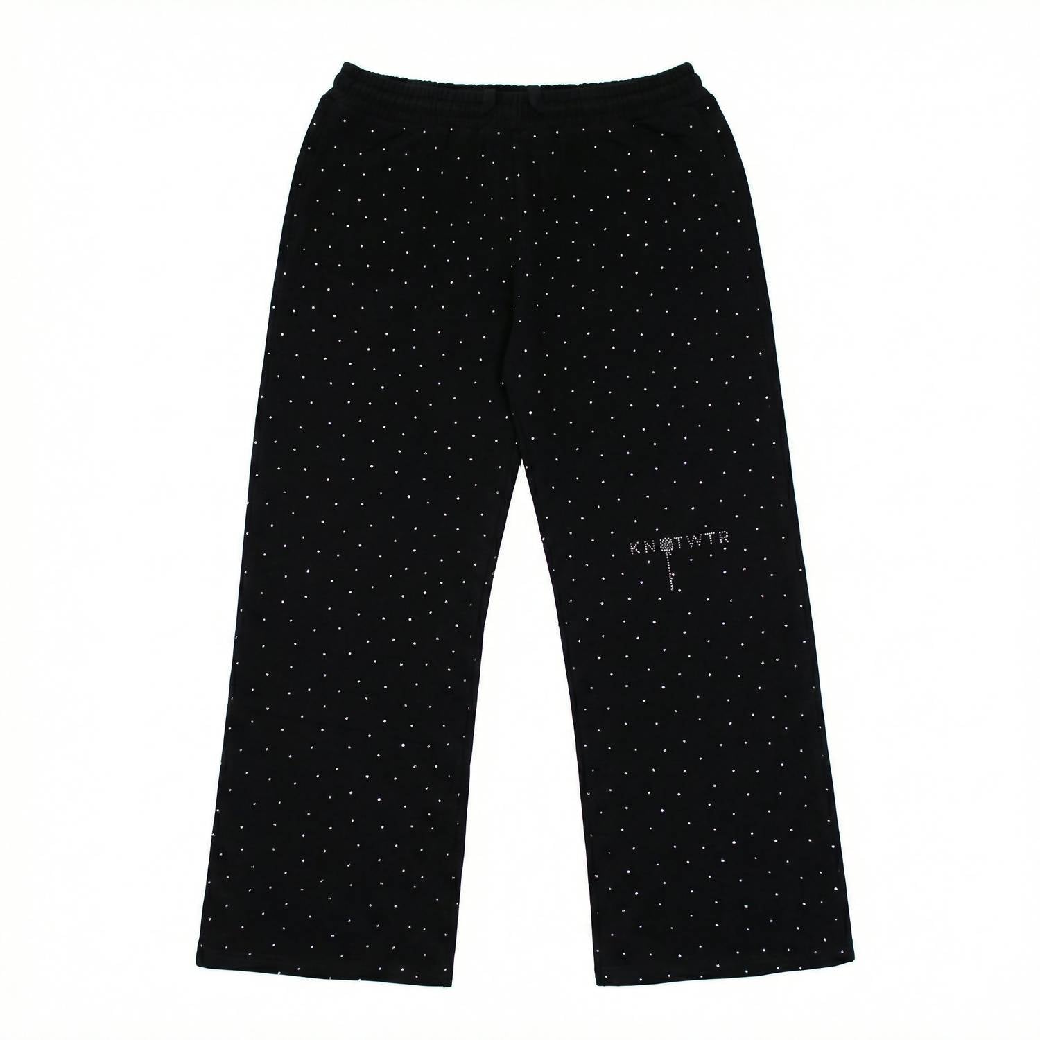 Knotwtr - Women's Rhinestone Baggy Sweatpants