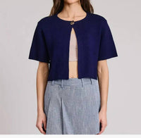 Flat White - Priscilla Short Sleeve Cardigan