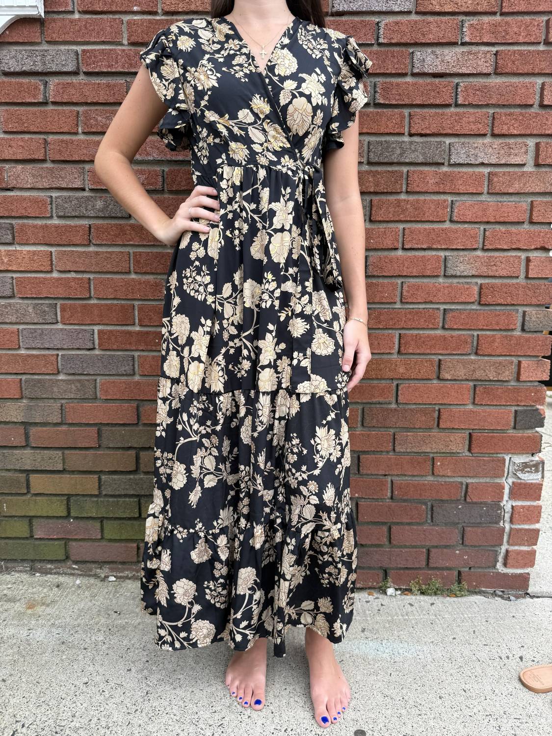 Paani - Floral Wrap Dress