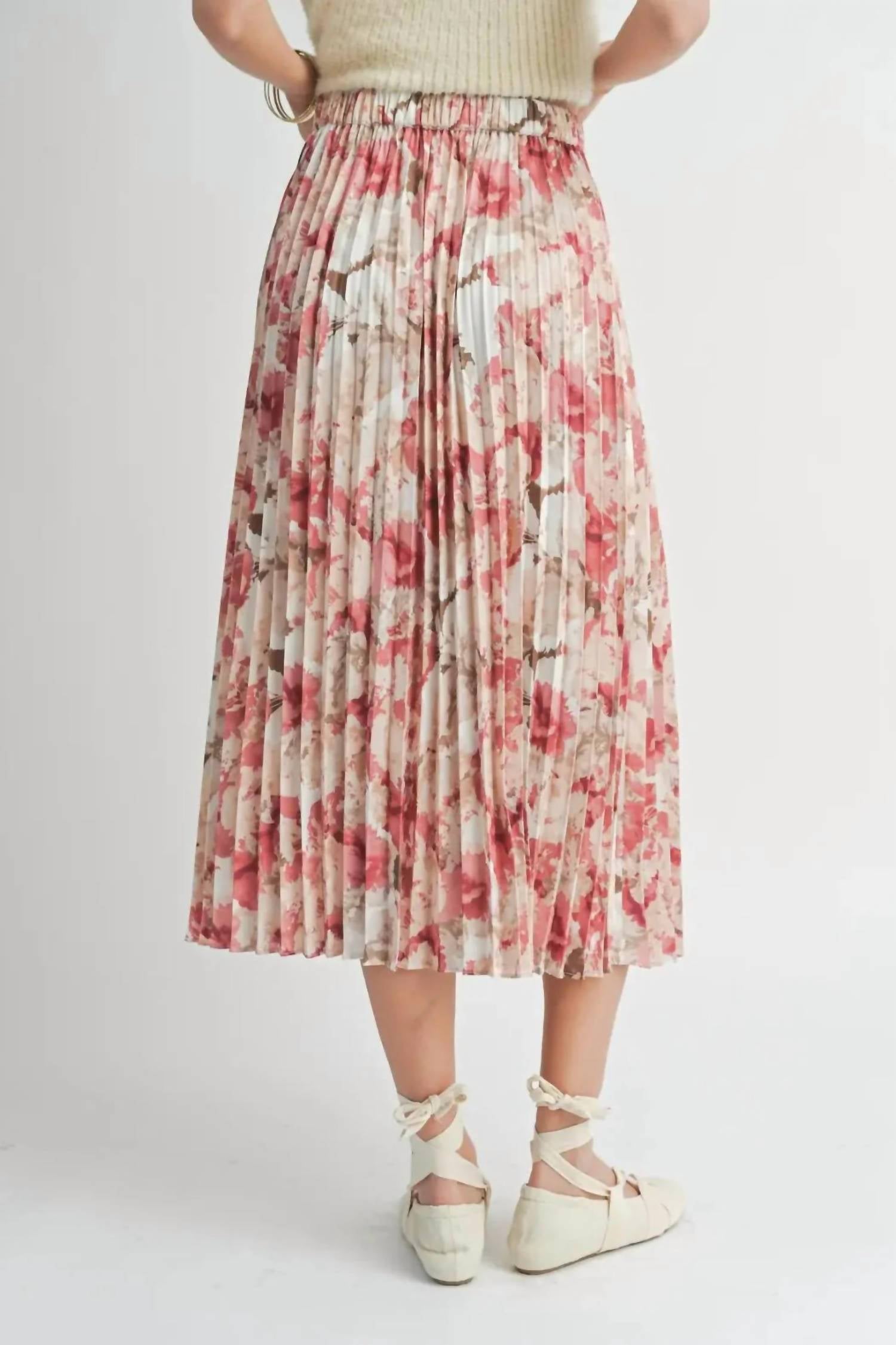 Sadie & Sage - Girls Dinner Pleated Skirt