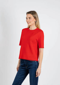 Elliott Lauren - Fringe Elbow Sleeve Sweater