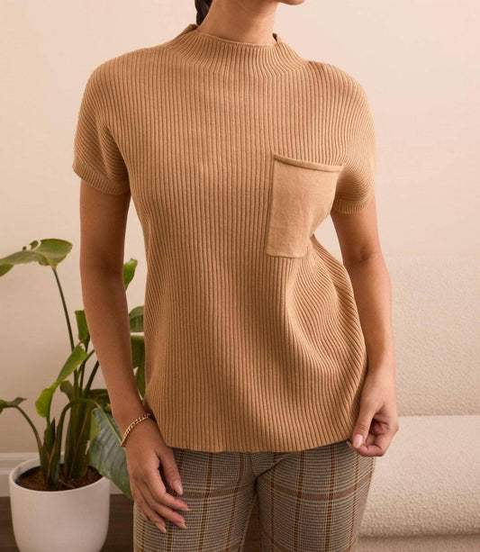 Tribal - Dolman Short Sleeve Tee With Pocket