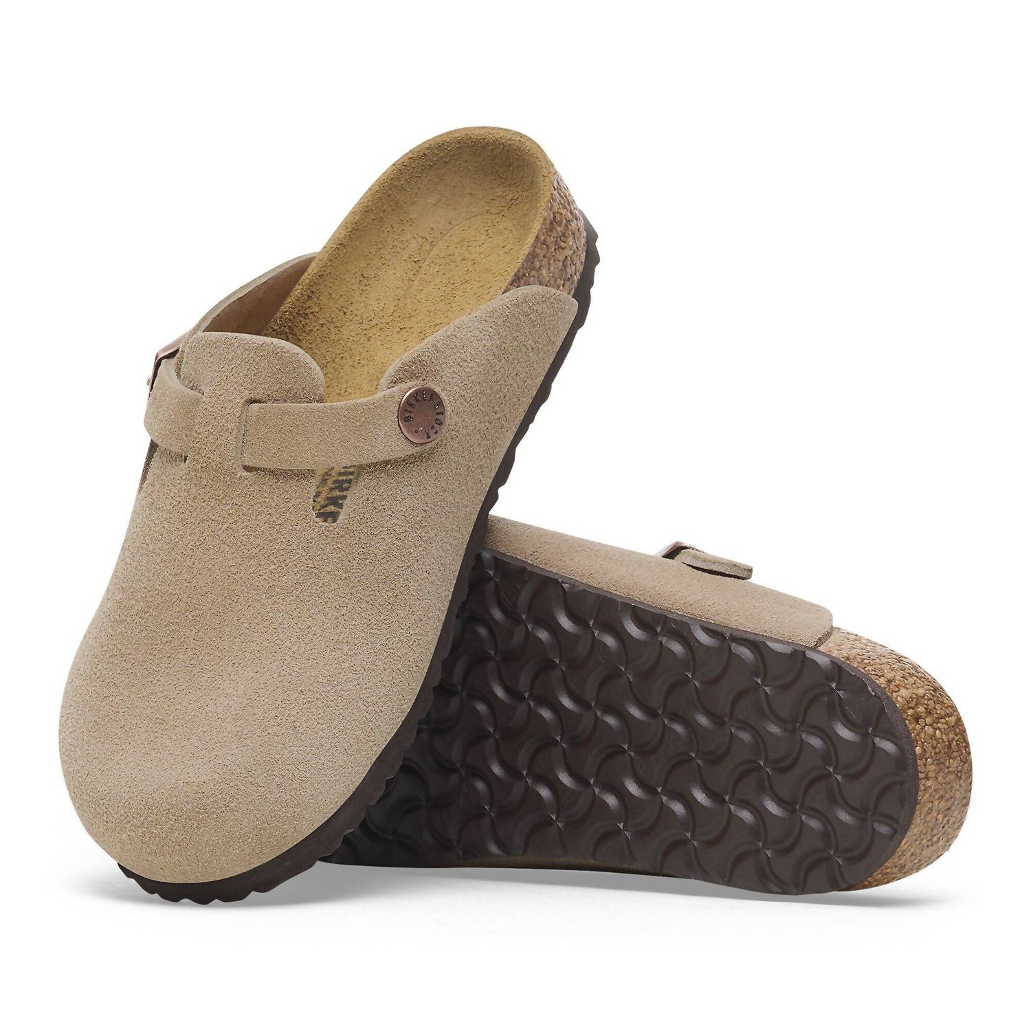 Birkenstock - Kid's Boston Suede Leather Clogs