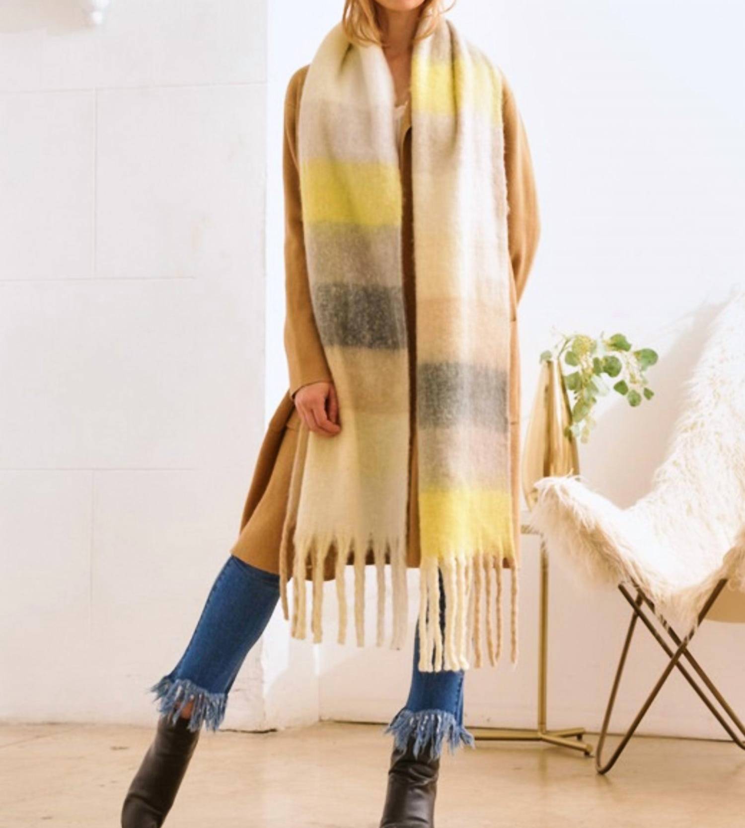 Ciel - Palmier Brushed Scarf