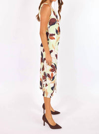 SAGE THE LABEL Parker City Dress in lime multi - women's dress - view 4